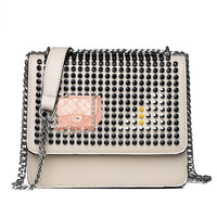 L-package 22-12-10cm Crossbody Bag Leather Messenger Bag Vintage Handbag Strap Bucket Square Tote