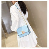 L-package 21-16-8cm Women Pu Leather Vertical Utility Top Handle Handbag Satchel Tote Purse Bag