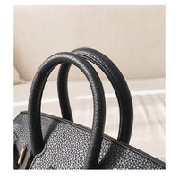 L-package 30-24-15cm Women's Padlock Handbags With Gold Hardware On Clearance whit Silk ribbon