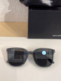 S-sunglasses Ready Stock Men Sunglasses UV400 Korean Sun Glasses For Jackie Black Square Acetate Flatba Frame With 99.9% UV Protected Black Zeiss Lenses Shades For Men Fashion Men's Eyewear Male
