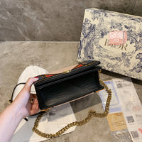 M-Handbag Dior 17cm Women Top Handle Handbags Satchel Tote Purse Shouler Bags Messenger Bags For Ladies