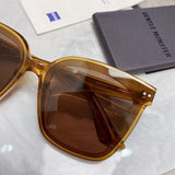 S-sunglasses Gentl Monster Fashion Ladies Sunglasses For Lo Cell 01 Oversized Square Flatba Frame Outdoor Large Frame Glasses Ladies UV Wild Sunglasses Zeiss lenses with 99.9% UV protection