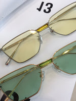 S-sunglasses New GM Rounded Metal Frame Unisex Stylish Square Eyeglasses Glasses Clear Lens Women Men Eyewear FOR KARMA