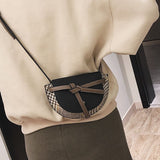 L-package 18-13-5cm Women Crossbody Satchel Bag Small Saddle Purse and Tote Shoulder Handbags