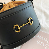 L-package 22-14-13 Women Handbag Designer Leather Hobo Handbags Shoulder Bucket Crossbody Purse