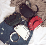 L-package Womens Crossbody Noble Clutch Ladies Cute Purse Wallet Shoulder Bags Ring Handbags for Women Phone Wallet Shell Purse-mini red