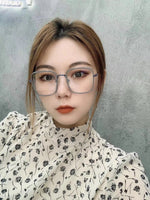doubleG - G0455 Nearsighted Oversize lightweight Myopia Spectacles Glasses Everyday Use eyeglasses frame for women Blue Light Blocking Computer Reading/Gaming/TV/Phones