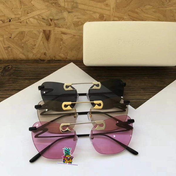S-sunglasses Male female Cat eye Metal decoration Sunglasses for P.e.r.c.y L.a.u XP-01-03 glasses
