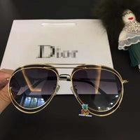 S-sunglasses Dior Flat Top Oversized Sunglasses Women Men Fashion Designer for stellairerrr