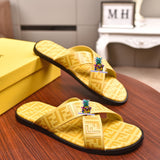 S-shoe Fendi Woman Summer Simple Home Indoor Men and Women's Slippers Cross with Lovers Bathroom Sandals EVA Antiskid Slippers Shoes Sandals Beach Flats Shoes Sandal Non-slip Flat Sandals
