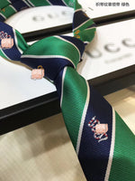 A-accessories GUCCI Men's Neckties Classic Men's Tie Woven Tie for Men Formal Necktie Slim Tie for Daily Office Party Wedding Gift Box