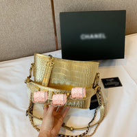 M-Handbag 20-15cm Women Fashion Sequins PU Leather Chain Straps Handbag Crossbody Bag Coin Bag Phone Bag Shoulder Bag