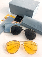 S-sunglasses F.O.R A.R.T‘S S.A.K.E DARK EYE Small Square Polarized Sunglasses for Men and Women Mirrored Lens 61-18-145