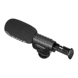 E-Electronic Boya By-Bm3011 Broadcast Microphone With Windshield For Smartphones Cameras Camcorders Audio Recorders PCs