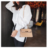 L-package 21-15-7cm Women's Satchel Handbags Top Handle Purses Shoulder Bags Leather Tote for Ladies with Long Strap
