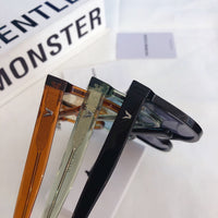 S-sunglasses New Gentle Monster man or Women eyeware Cat Eye Mirrored Flat Lenses Street Fashion Metal Frame Women Sunglasses For W BACK 01