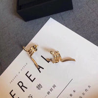 J-jewelry Celine Simple Fashion Knotted Stud Earrings for Women Creative Personality Twist Earrings Jewelry