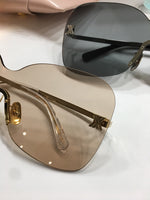 S-sunglasses F.I.X.X.A.T.I.V.E BOBOSNAP Women's Flat Top Large Square Frame Oversize Sunglasses 64-20-135
