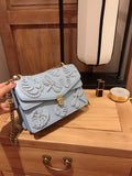 M-Handbag M.K 22-15cm Women Bag Floral Embroidery Crossbody Wallet Bag Mini Phone Purse