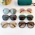 S-sunglasses GUCCI Unisex Retro Polarized Oval Frame Sunglasses For GG0811S Fashion Sun Glasses For Men Women Driving Shade Eyewear Fashion Women Sunglasses Fashion Trend Vintage Elegant Oval Lady Sun Glasses Female Shades Summer Style
