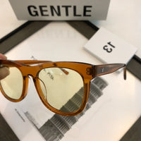 S-sunglasses New Gentle Monster man or Women eyeware Cat Eye Mirrored Flat Lenses Street Fashion Metal Frame Women Sunglasses For W BACK 01