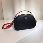 H-bag Prada Odette Saffiano and crocodile bag  NO.1BH123 SIZE:21×14×6cm