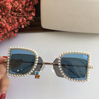 S-sunglasses JINNNN X PERCY LAU BAMBI SUNGLASS FEATURING A METALLIC BRIDGE AND NYLON LENSE