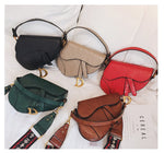 P-package Saddle Shoulder Bag for Women Fashion Small Top Handle Handbag Crossbody Handbag Purse