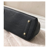 L-package 30-24-15cm Women's Padlock Handbags With Gold Hardware On Clearance whit Silk ribbon
