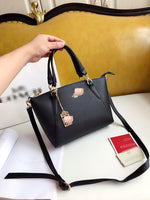 M-Handbag Coach 26-23cm Women's Soft Faux Leather Tote Shoulder Bag Big Capacity Tassel Handbag