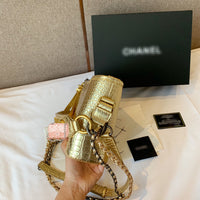 M-Handbag 20-15cm Women Fashion Sequins PU Leather Chain Straps Handbag Crossbody Bag Coin Bag Phone Bag Shoulder Bag