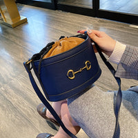 L-package 22-14-13 Women Handbag Designer Leather Hobo Handbags Shoulder Bucket Crossbody Purse