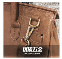 L-package 30-24-15cm Women's Padlock Handbags With Gold Hardware On Clearance whit Silk ribbon