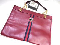 H-bag GUCCI HANDBAG Rajah large tote with NY Yankees patch size: 17"W x 14"L x 2.5"H Style:537219