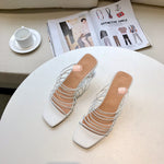 S-shoe R.E.J.I.N.A P.Y.O Polished Crisscrossed High Heel Sandal Open Toe Ankle-Strap Dress Platform Sandal