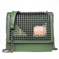L-package 22-12-10cm Crossbody Bag Leather Messenger Bag Vintage Handbag Strap Bucket Square Tote