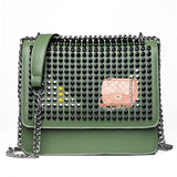 L-package 22-12-10cm Crossbody Bag Leather Messenger Bag Vintage Handbag Strap Bucket Square Tote