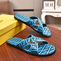 S-shoe Fendi Woman Summer Simple Home Indoor Men and Women's Slippers Cross with Lovers Bathroom Sandals EVA Antiskid Slippers Shoes Sandals Beach Flats Shoes Sandal Non-slip Flat Sandals