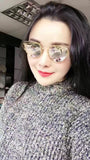 S-sunglasses New Gentle Monster V brand LOVE PUNCH Polarized Sunglasses for Women UV Protection Ultra-Lightweight Metal Frame