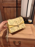 M-Handbag M.K 22-15cm Women Bag Floral Embroidery Crossbody Wallet Bag Mini Phone Purse