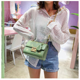L-package 20-14-8cm Ladies Purses Leather Handbags Top Handle Cross Body Shoulder Bags Wallet