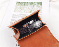 L-package Fashion Classic Mini Crossbody Bags Top Handle Clutch Handbags Square Leather Shoulder Handbag For Women's