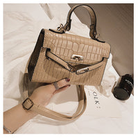 L-package 21-15-7cm Women's Satchel Handbags Top Handle Purses Shoulder Bags Leather Tote for Ladies with Long Strap
