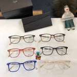 S-sunglasses New Dior CD0362 Women's Plastic Brown Half Frame Eyeglass Frames Glasses