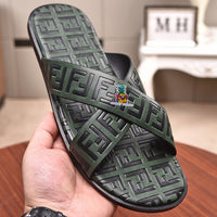 S-shoe Fendi Woman Summer Simple Home Indoor Men and Women's Slippers Cross with Lovers Bathroom Sandals EVA Antiskid Slippers Shoes Sandals Beach Flats Shoes Sandal Non-slip Flat Sandals