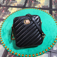 H-bag GUCCI Marmont mini shoulder women bag  6.5"W x 7.5"H x 3"D Style 550155