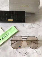 S-sunglasses L.O.T.O.S LT612 Retro Classic Aviator Polarized Sunglasses Mens Womens Metal Pilot Sunglasses 62-20-145