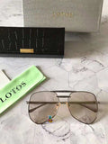 S-sunglasses L.O.T.O.S LT612 Retro Classic Aviator Polarized Sunglasses Mens Womens Metal Pilot Sunglasses 62-20-145