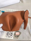 H-bag Loewe Elephant Mini Bag Women Leather Handle Handbag Purses and Handbags Girl Crossbody Bag