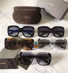 S-sunglasses Mens Sunglasses Mirrored Retro Large Oversized Square Designer Eyewear for T.O.M F.O.R.D TF0580
